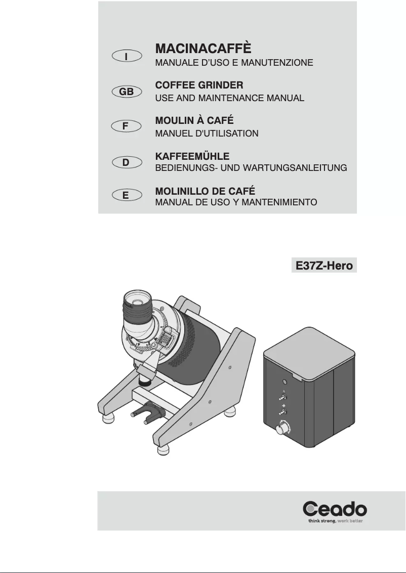 Página 1 del manual Manual de usuario Ceado E37Z-Hero