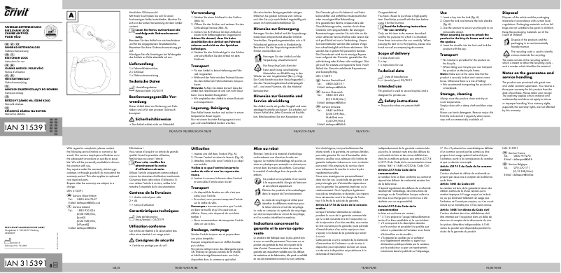 Imagen de la primera página del manual del dispositivo IAN 315391