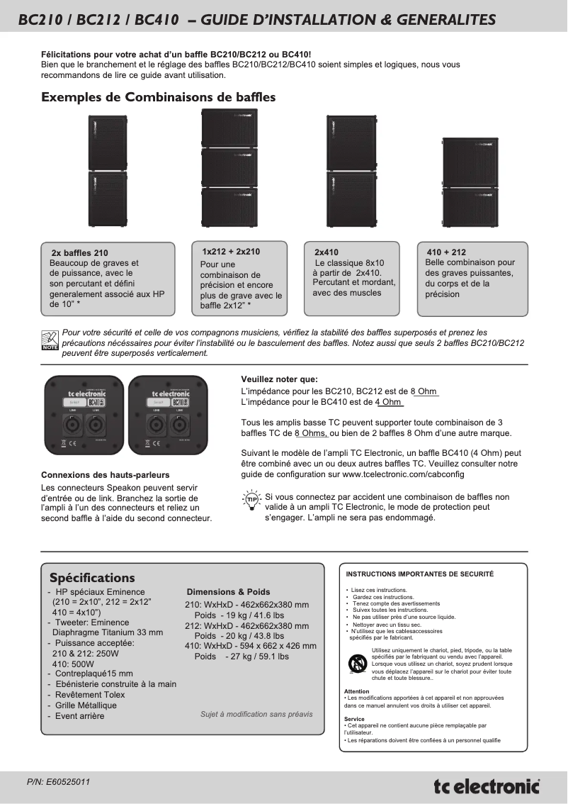 Imagen de la primera página del manual del dispositivo BC212