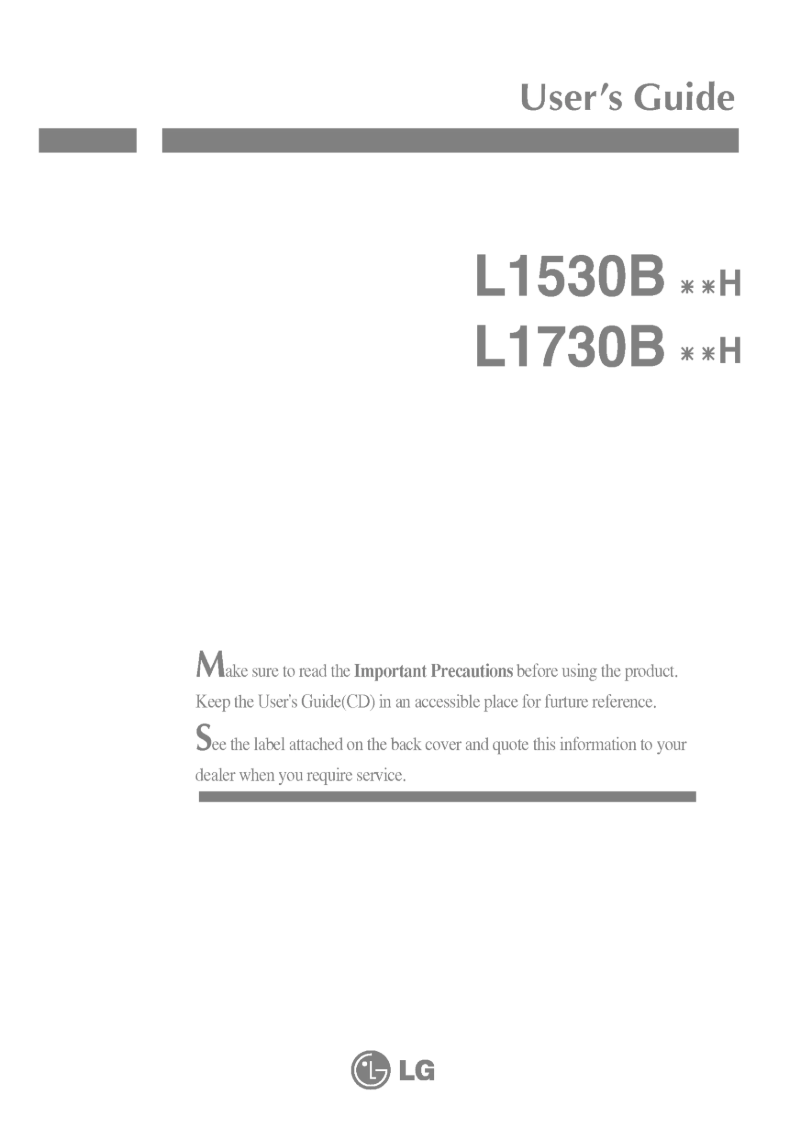 Imagen de la primera página del manual del dispositivo L1730B