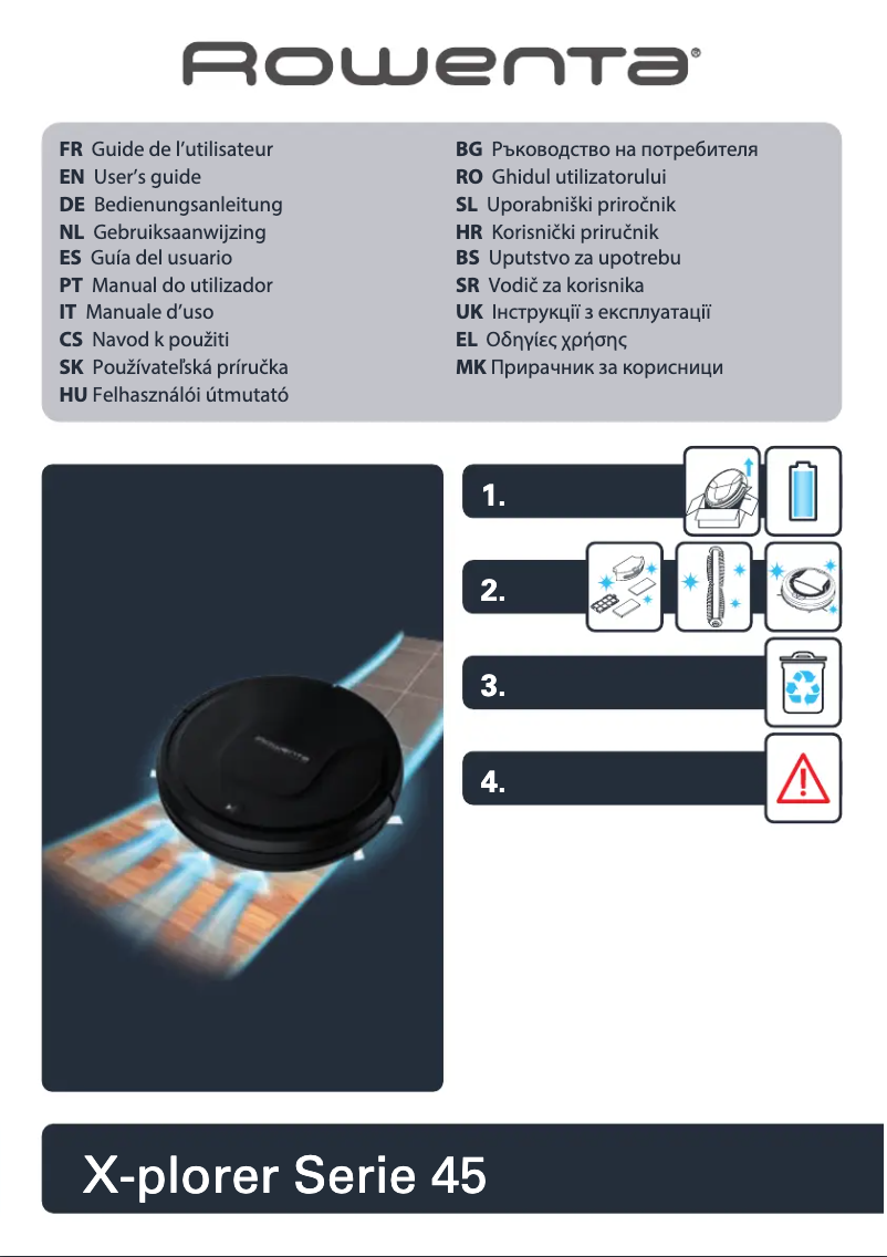 Imagen de la primera página del manual del dispositivo X-Plorer Serie 45 RR8227