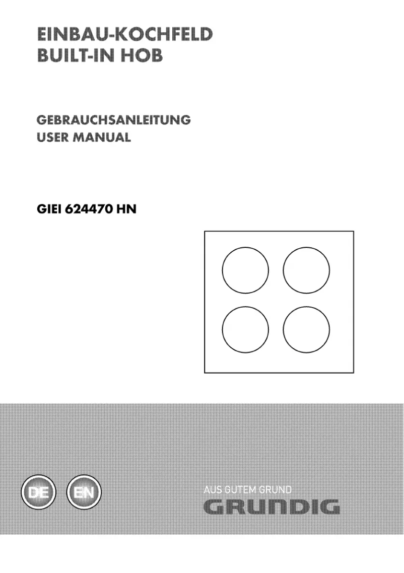Página nº 1 - Manual de usuario Grundig GIEI 624470 HN