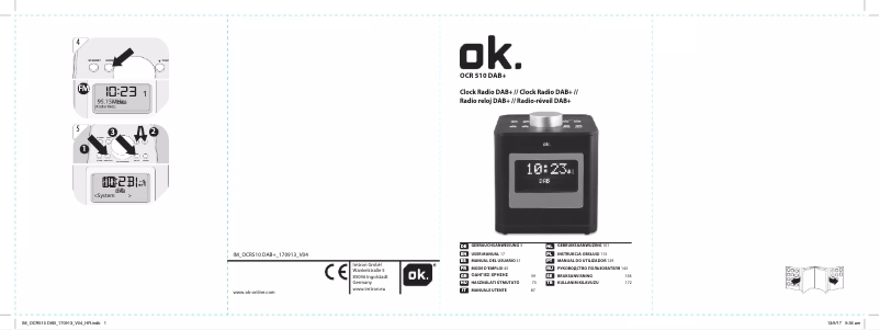 Imagen de la primera página del manual del dispositivo OCR 510 DAB+