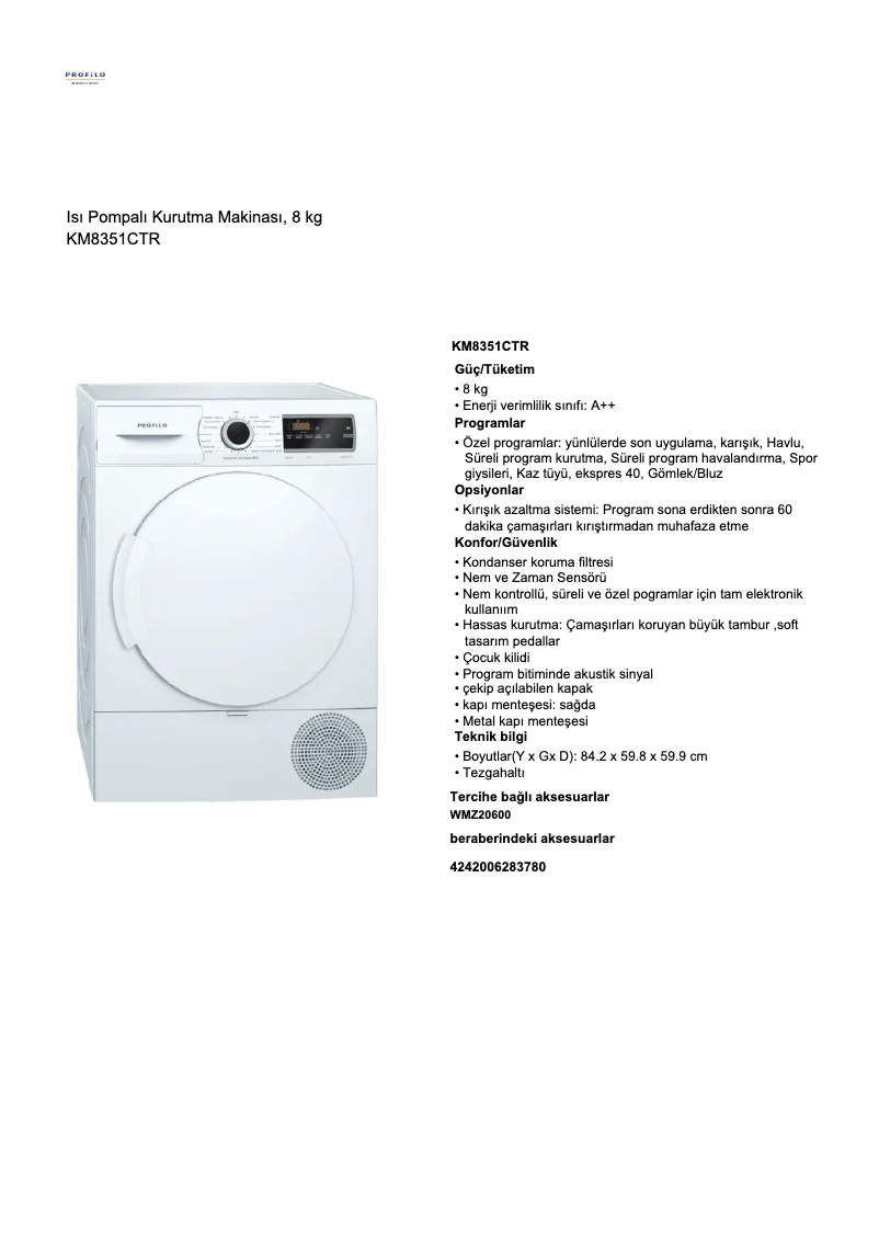 Imagen de la primera página del manual del dispositivo KM8351CTR