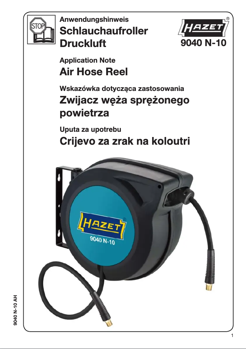 Página nº 1 - Manual de usuario Hazet 9040N-10