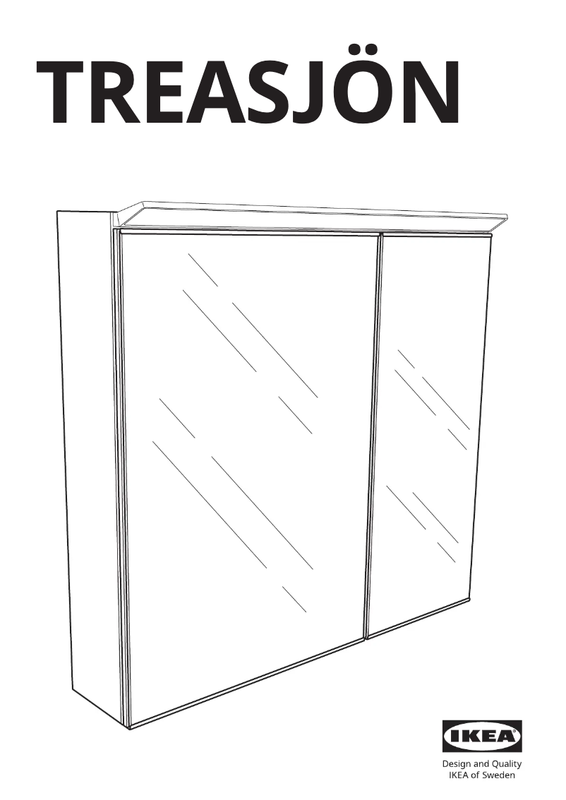 Página 1 del manual Manual de usuario Ikea TREASJÖN 505.739.06