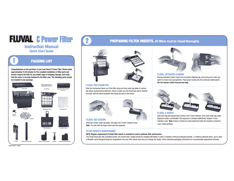 Página 1 del manual Manual de usuario Fluval C4