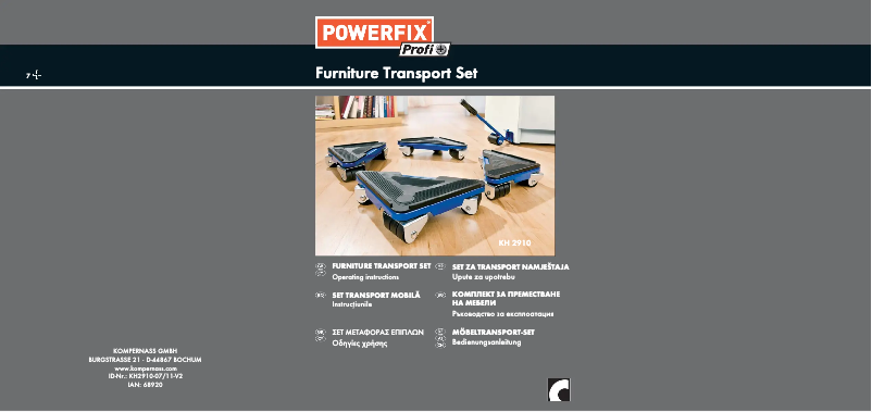 Imagen de la primera página del manual del dispositivo KH 2910