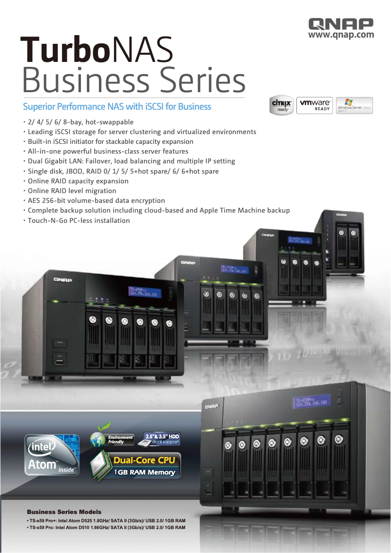 Imagen de la primera página del manual del dispositivo TS-459 Pro TurboNAS