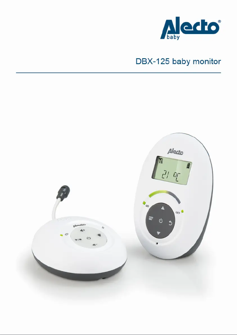 Página 1 del manual Manual de usuario Alecto DBX-125