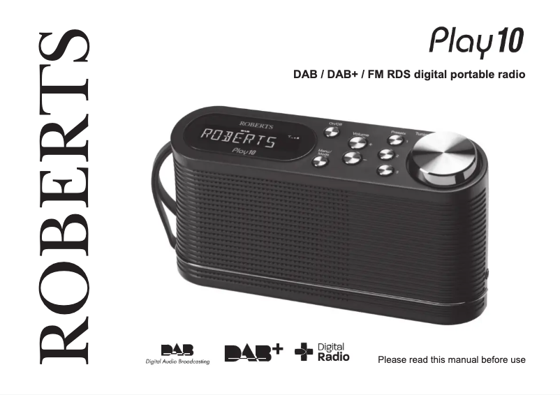 Página 1 del manual Manual de usuario Roberts Play 10