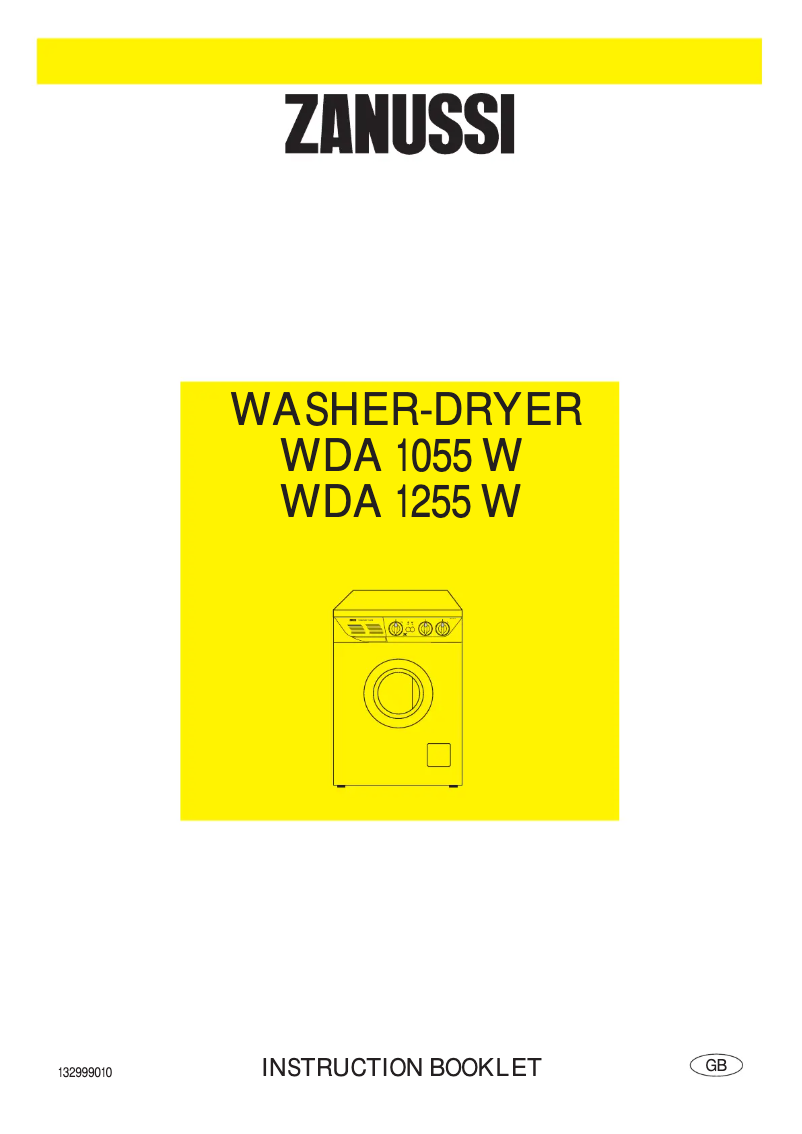 Imagen de la primera página del manual del dispositivo WDA1255W