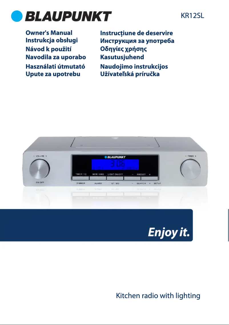 Página 1 del manual Manual de usuario Blaupunkt KR12SL