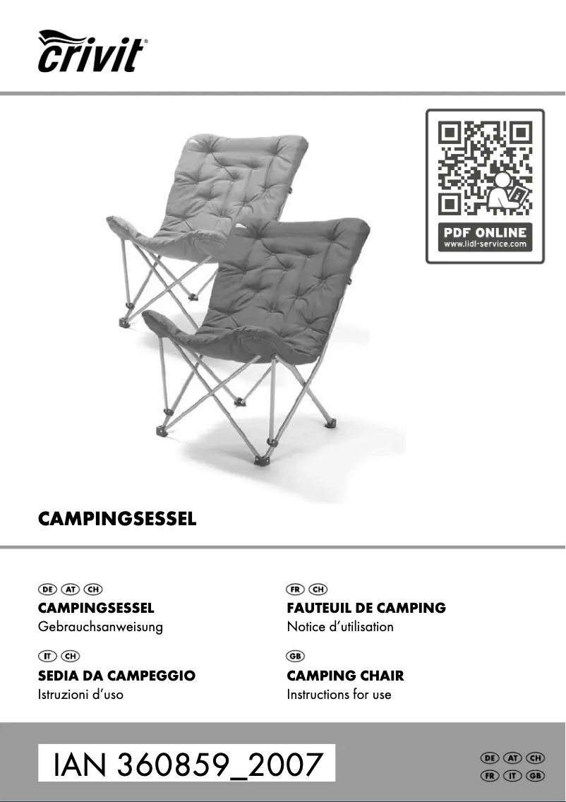 Página nº 1 - Manual de usuario Crivit IAN 360859