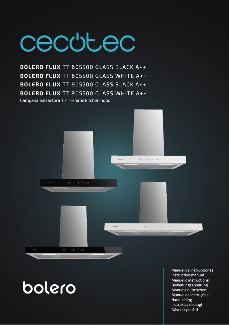 Imagen de la primera página del manual del dispositivo Bolero Flux TT 605500