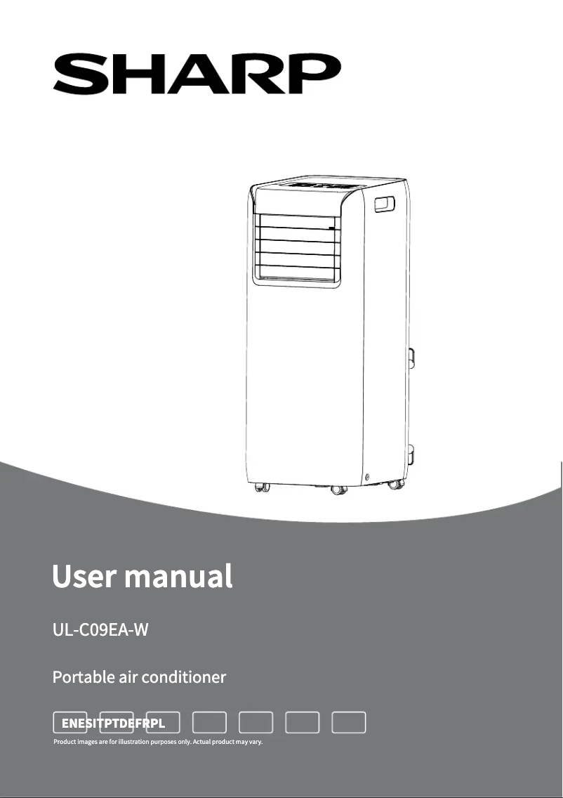 Página nº 1 - Manual de usuario Sharp UL-C09EA-W