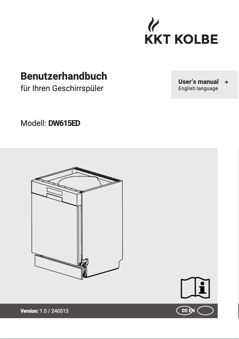Imagen de la primera página del manual del dispositivo DW615ED