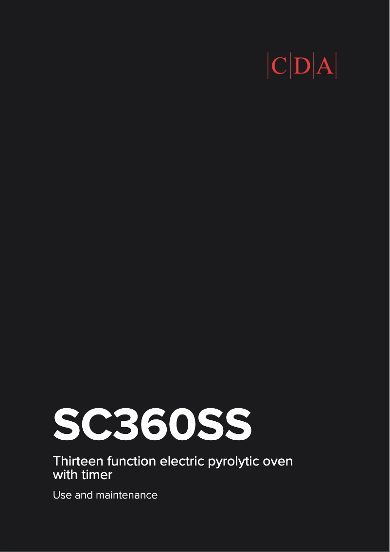 Página nº 1 - Manual de usuario CDA SC360SS