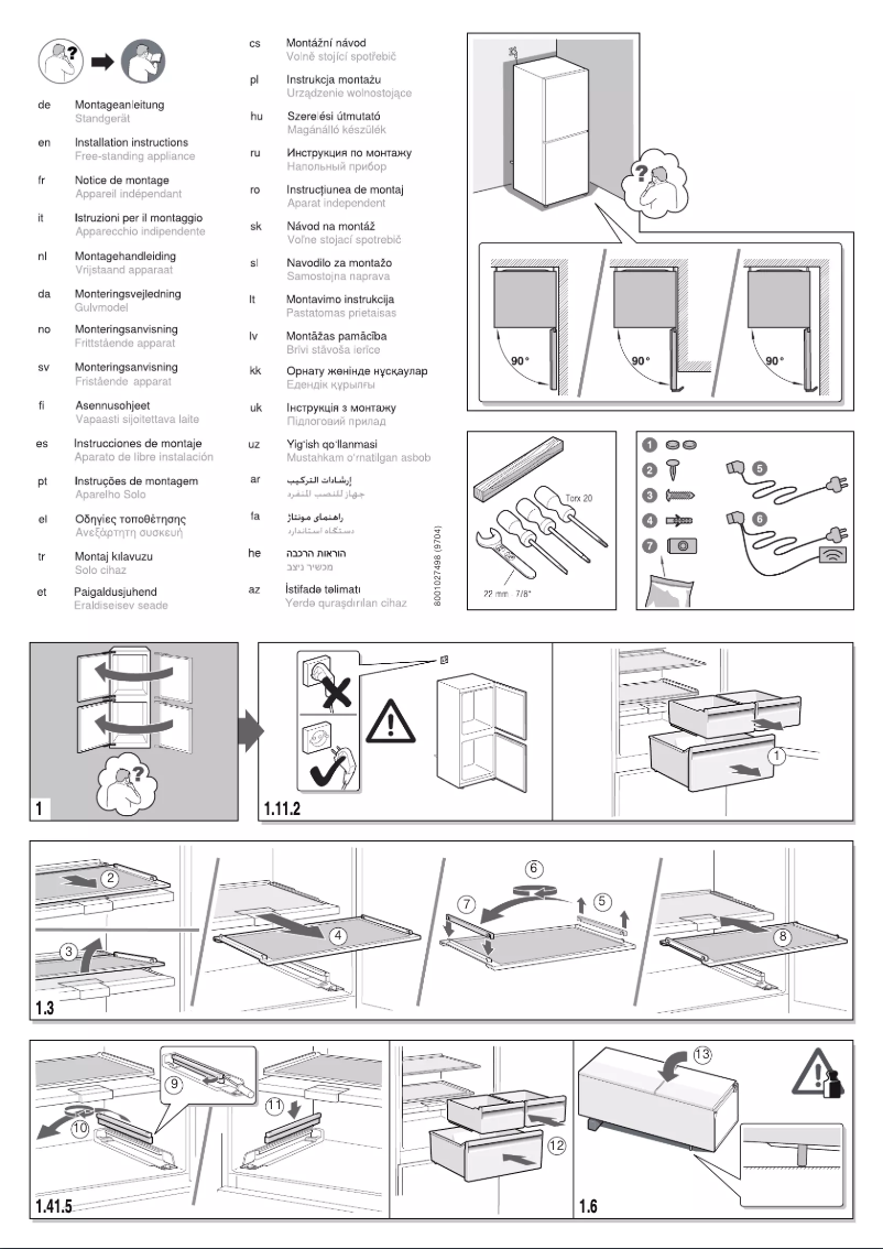 Página 1 del manual Manual de usuario PITSOS PKNB49AI32