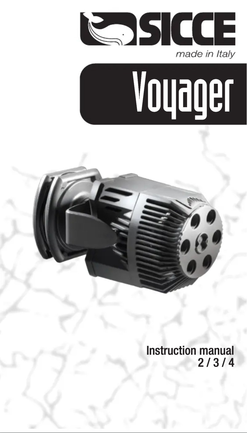 Página 1 del manual Manual de usuario Sicce Voyager 4