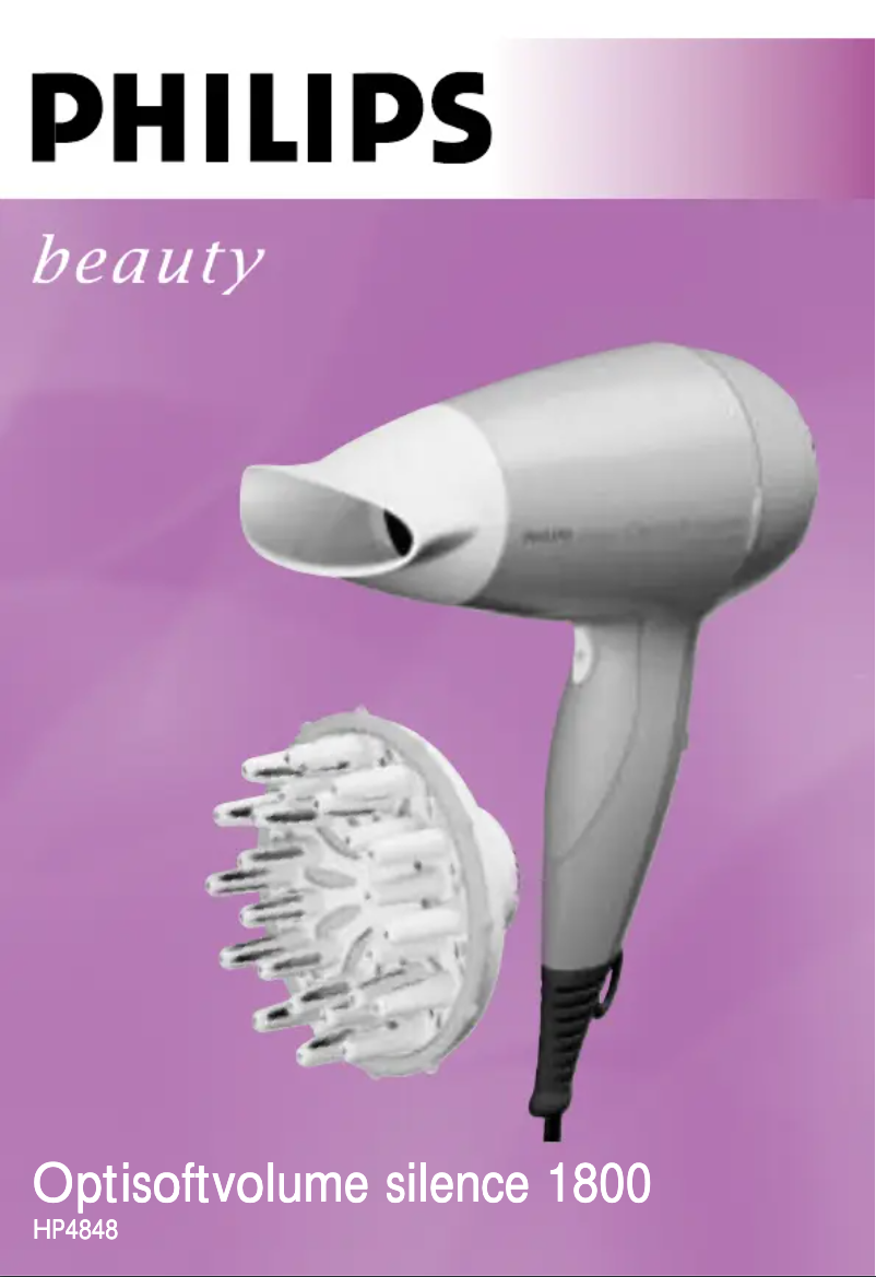 Página nº 1 - Manual de usuario Philips HP4848