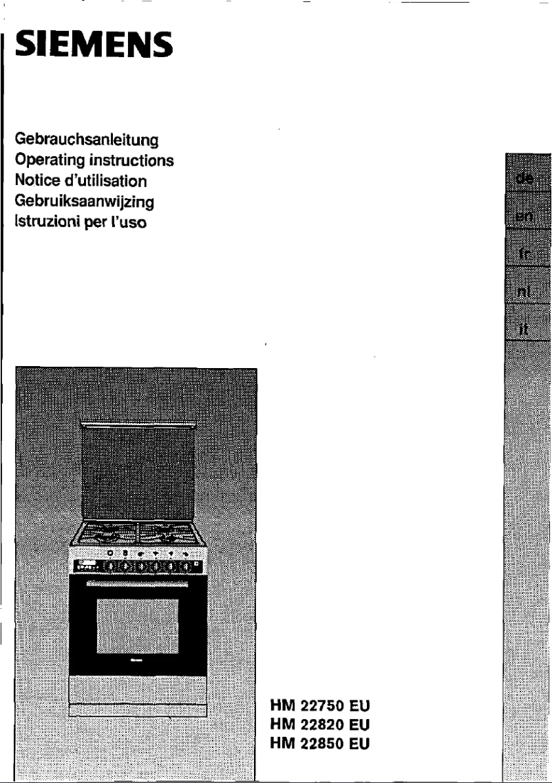 Imagen de la primera página del manual del dispositivo HM22820