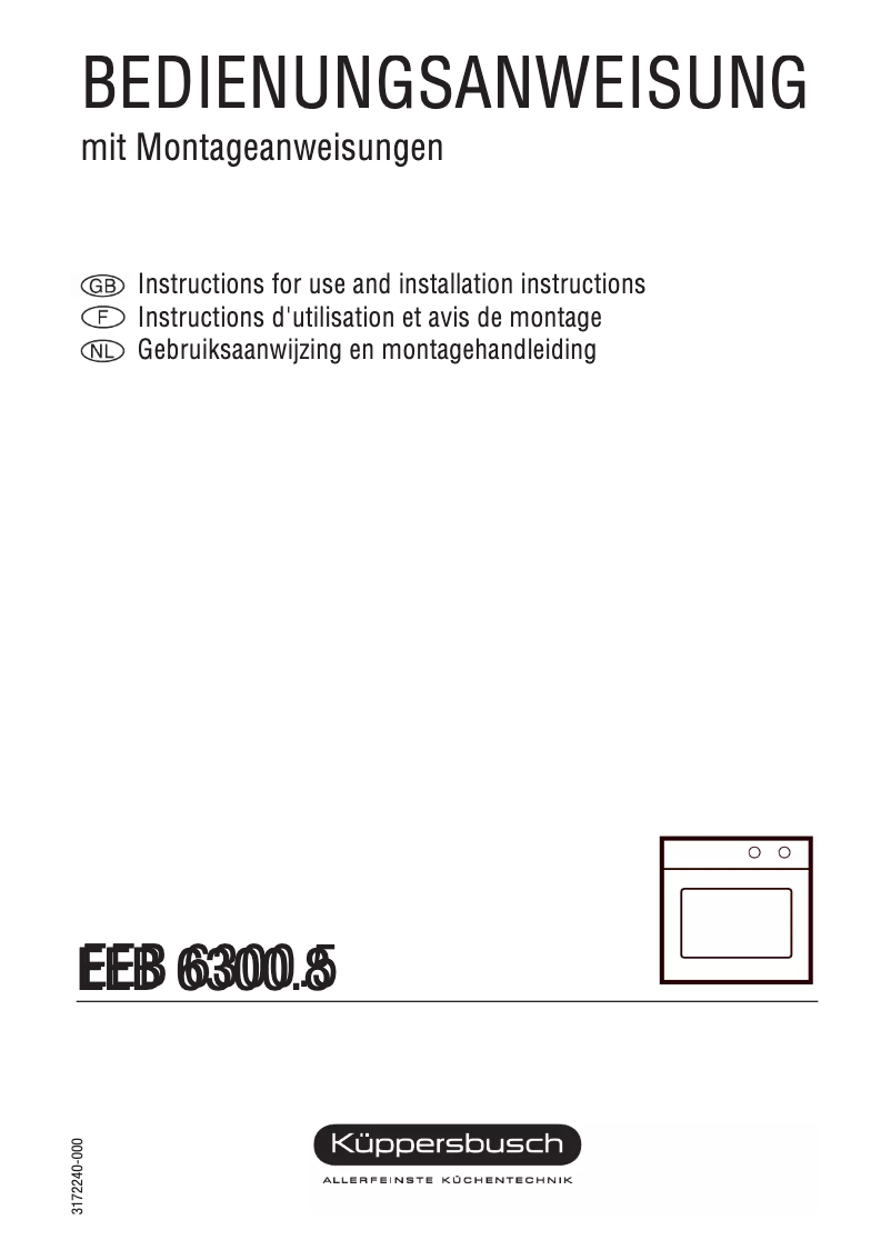 Imagen de la primera página del manual del dispositivo EEB 6300.8