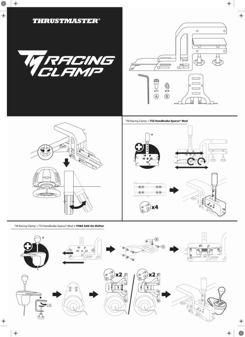 Imagen de la primera página del manual del dispositivo TM Racing Clamp