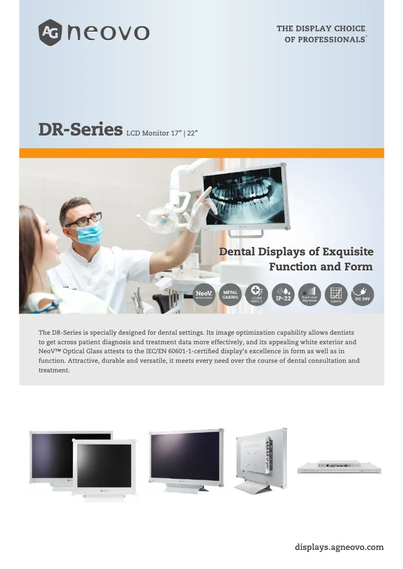 Imagen de la primera página del manual del dispositivo DR-17E