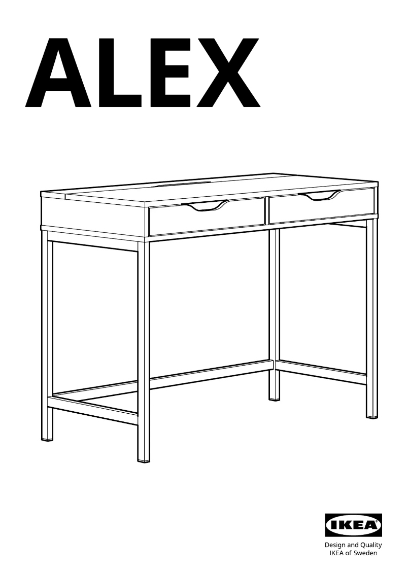 Página 1 del manual Manual de usuario Ikea ALEX 304.735.59