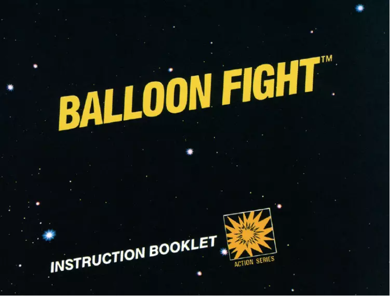 Página nº 1 - Manual de usuario Nintendo Balloon Fight (NES)