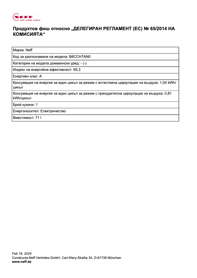 Imagen de la primera página del manual del dispositivo B6CCH7AN0