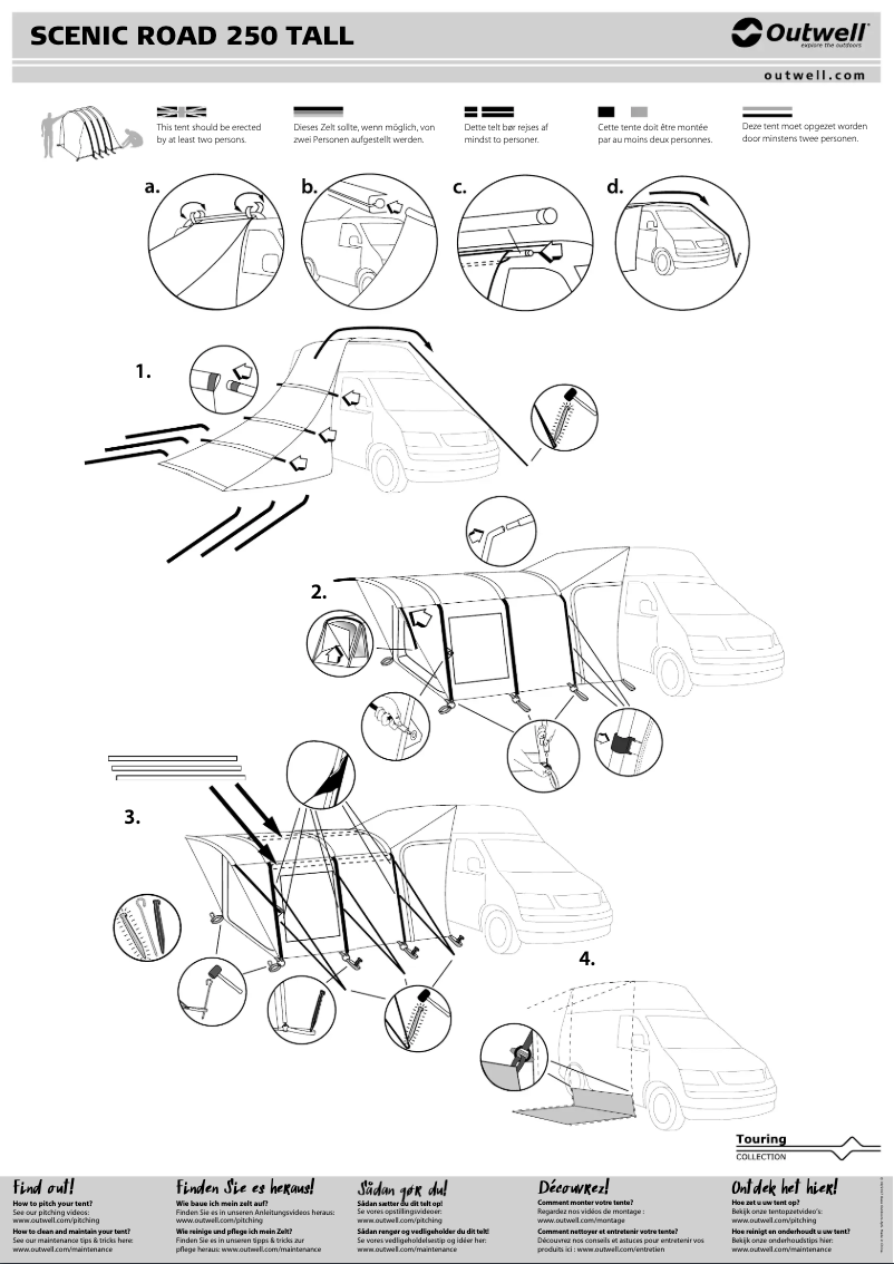 Imagen de la primera página del manual del dispositivo Scenic Road 250 Tall