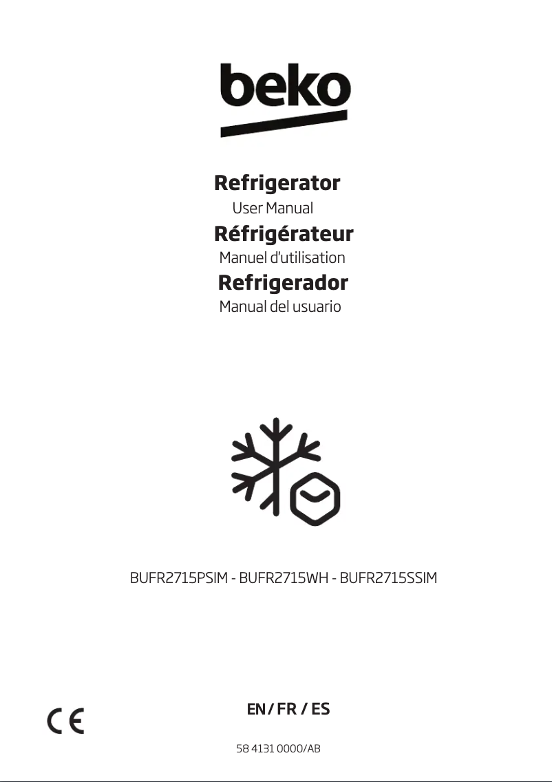 Imagen de la primera página del manual del dispositivo BUFR2715MG