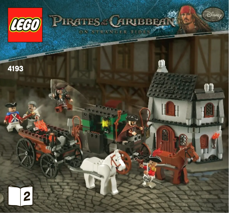 Página 1 del manual Manual de usuario Lego Pirates Of The Caribbean 4193