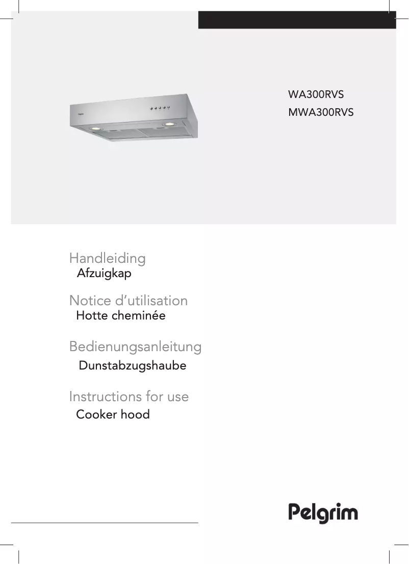 Imagen de la primera página del manual del dispositivo MWA300RVS