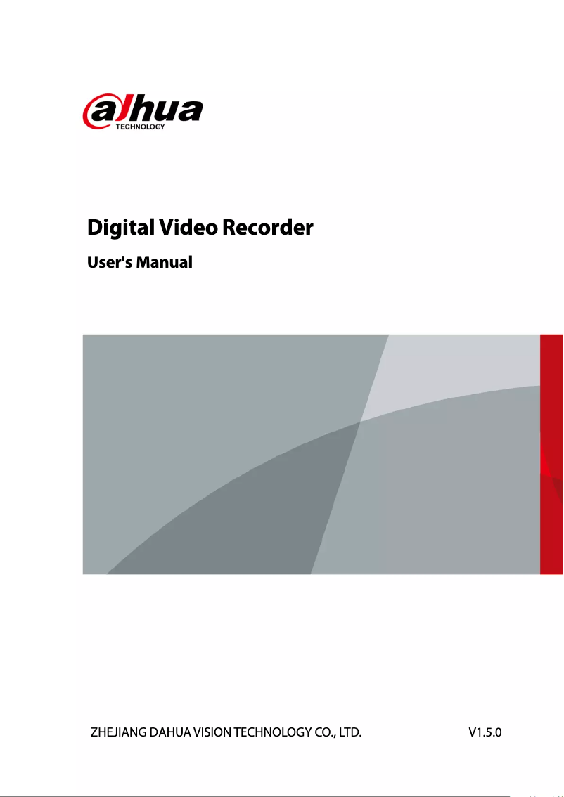 Página 1 del manual Manual de usuario Dahua Technology XVR7416L-4KL-X