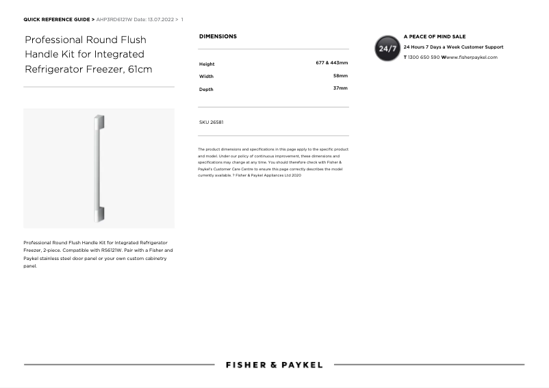 Imagen de la primera página del manual del dispositivo AHP3RD6121W