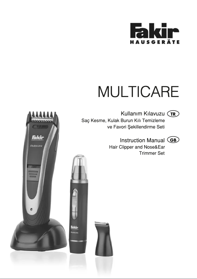 Imagen de la primera página del manual del dispositivo Multicare FKR-045