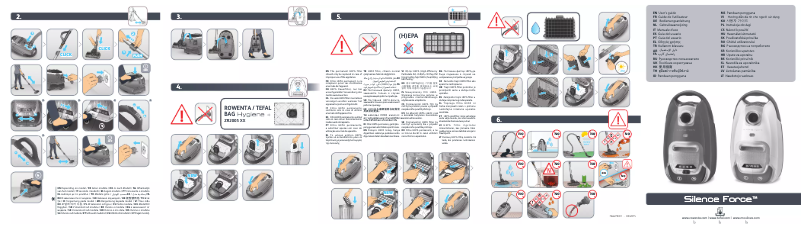 Imagen de la primera página del manual del dispositivo Compact Power Silence Force 4A