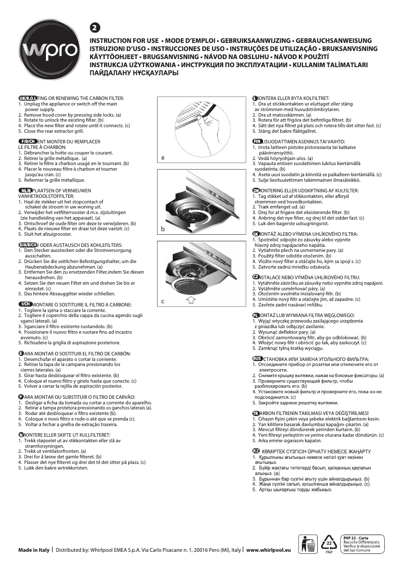 Página 1 del manual Manual de usuario Bauknecht CHF57