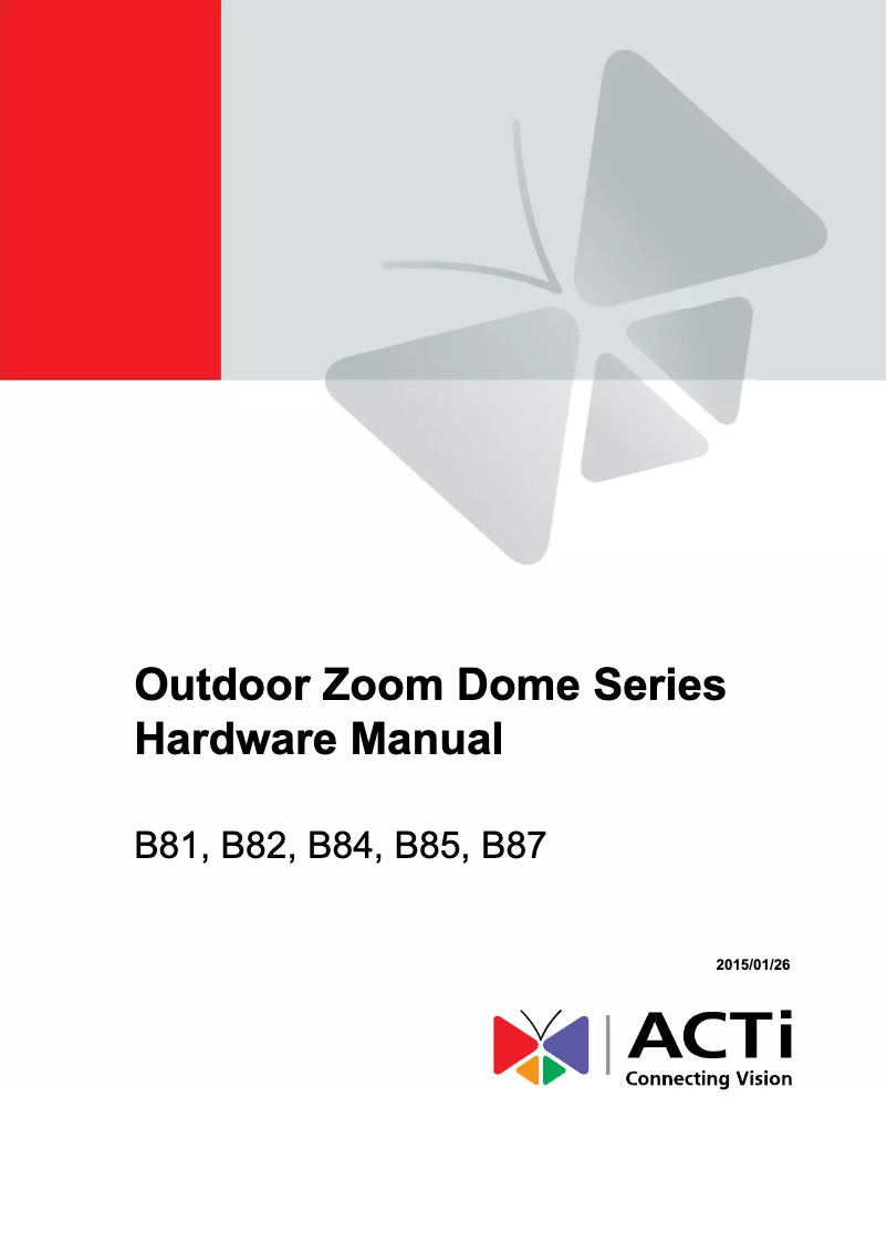 Imagen de la primera página del manual del dispositivo B94