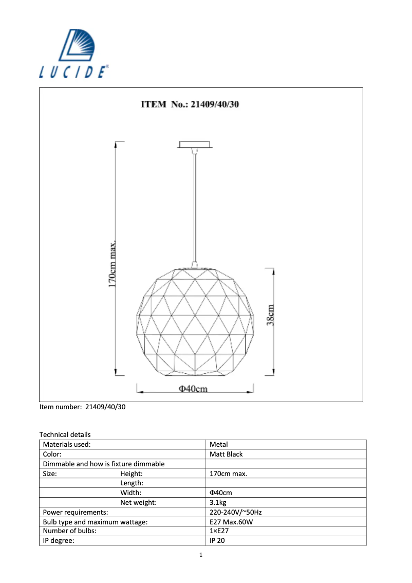 Imagen de la primera página del manual del dispositivo Otona
