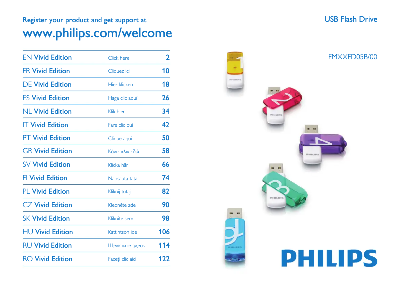 Imagen de la primera página del manual del dispositivo FM04FD05B