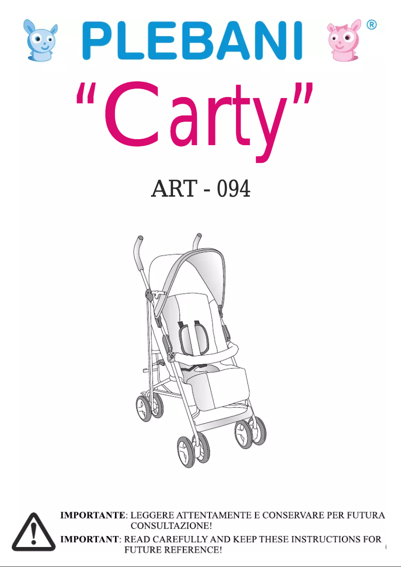 Página 1 del manual Manual de usuario Plebani Carty