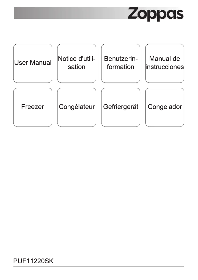 Imagen de la primera página del manual del dispositivo PUF11220SK