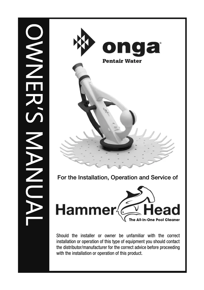 Página 1 del manual Manual de usuario Onga Hammerhead