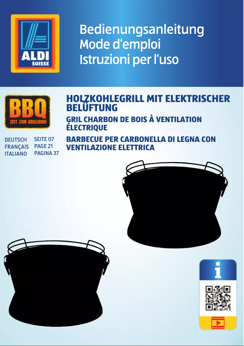 Página 1 del manual Manual de usuario BBQ Premium GT-CTG-01