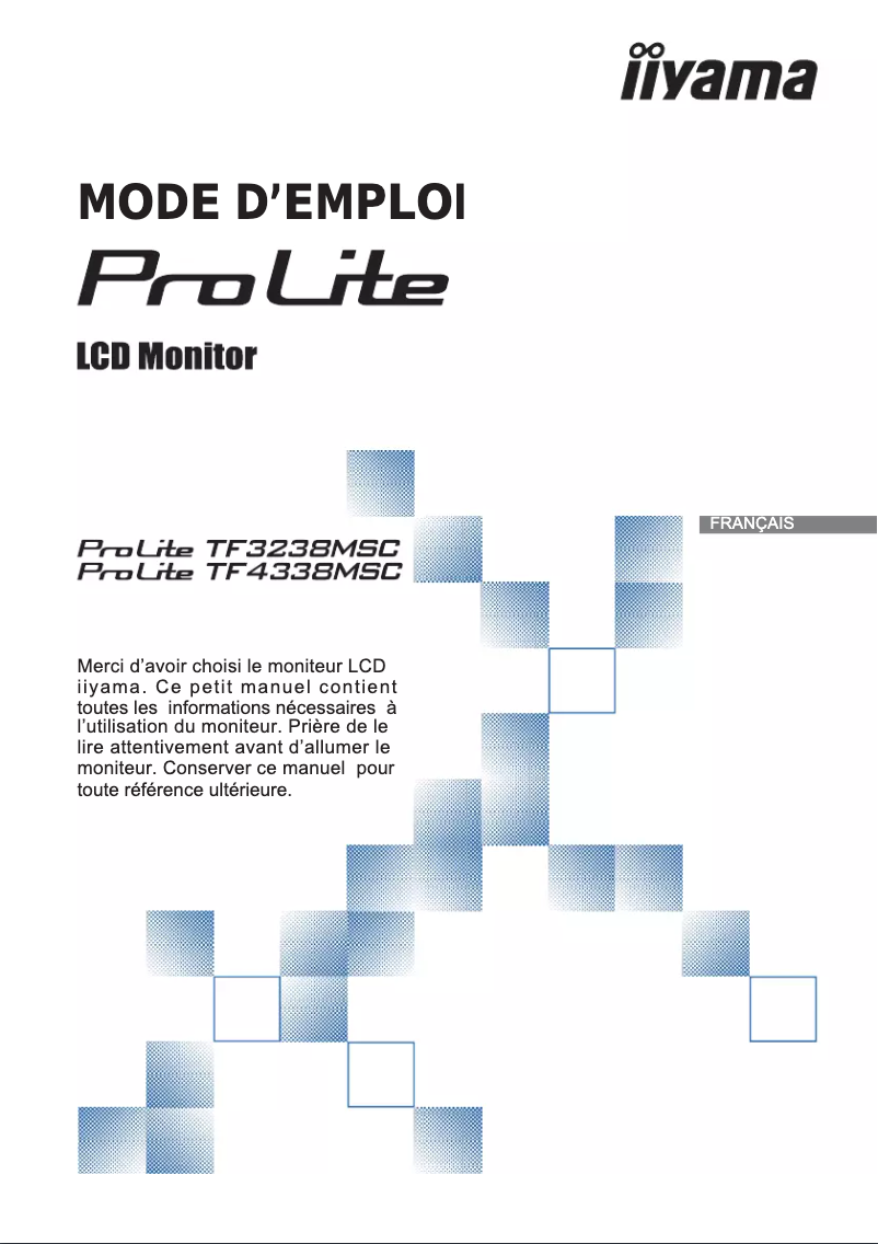 Página 1 del manual Manual de usuario Iiyama ProLite TF4938UHSC-B1AG