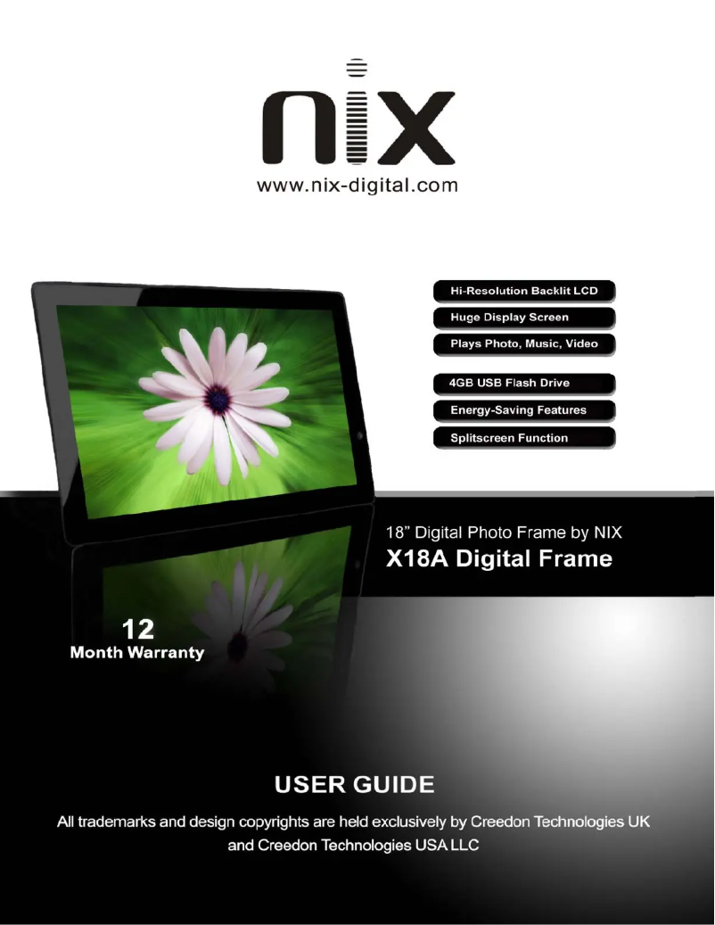 Página nº 1 - Manual de usuario NIX X18A